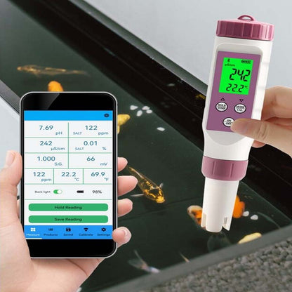7 in 1 Smart Water Quality Tester Pool Spa Digital Monitor