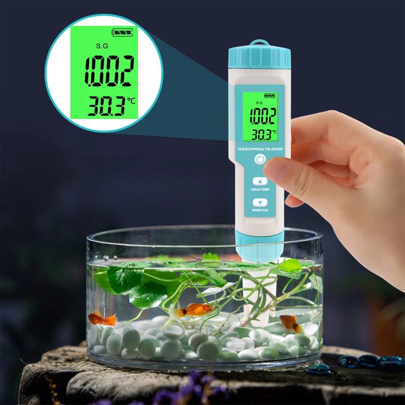 7 in 1 Smart Water Quality Tester Pool Spa Digital Monitor