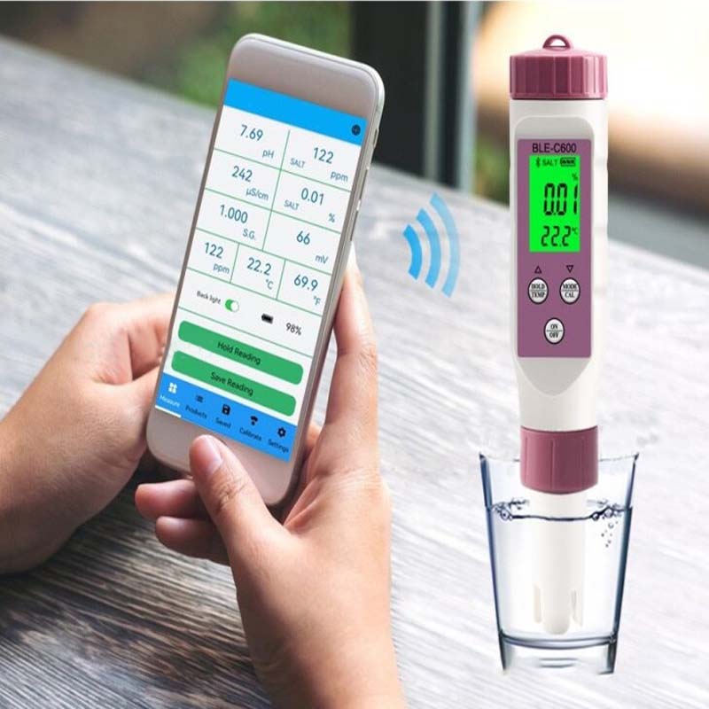 7 in 1 Smart Water Quality Tester Pool Spa Digital Monitor
