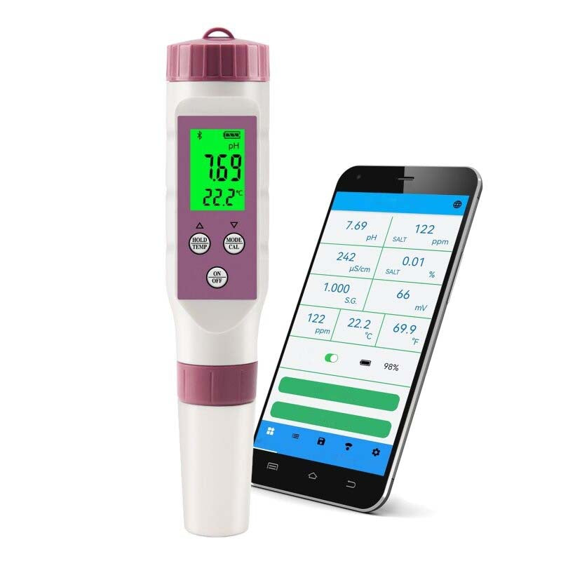 7 in 1 Smart Water Quality Tester Pool Spa Digital Monitor