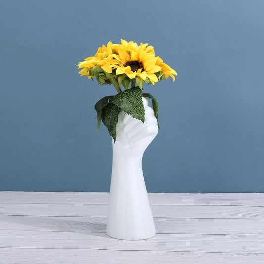 Abstract Hand Vase Modern Decorative Sculpture Flower Vase Home Decor