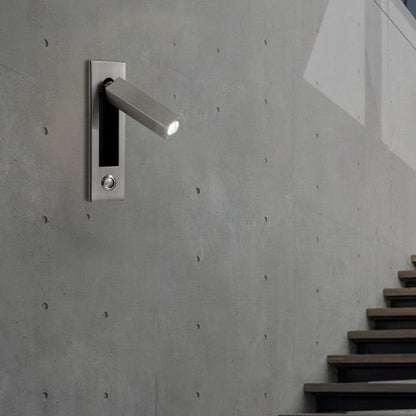 Adjustable LED Wall Reading Light Modern Pull Out Bedside Wall Lamp for Bedroom