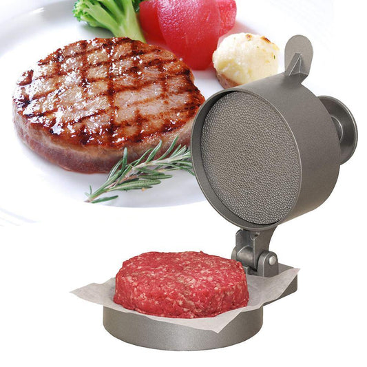 Adjustable Metal Burger Press Heavy Duty Hamburger Patty Maker Tool