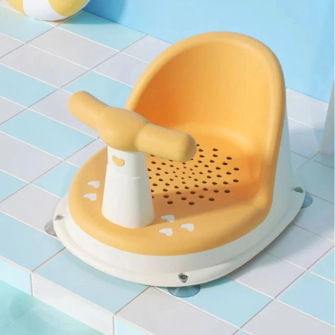 Adjustable Non Slip Baby Shower Seat with Stable Base Bath Support Chair