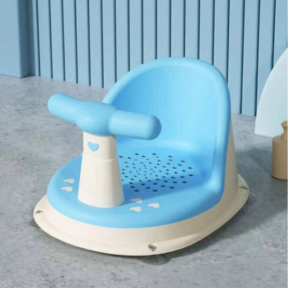 Adjustable Non Slip Baby Shower Seat with Stable Base Bath Support Chair