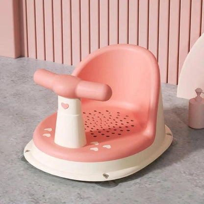 Adjustable Non Slip Baby Shower Seat with Stable Base Bath Support Chair