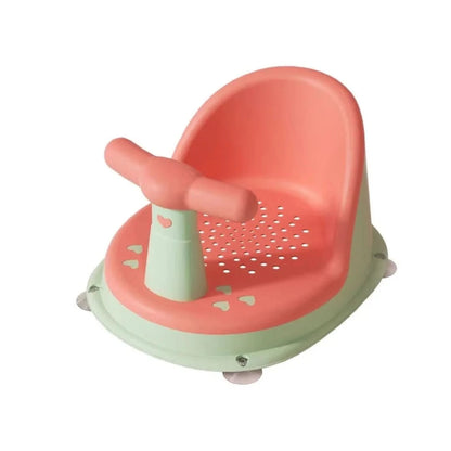 Adjustable Non Slip Baby Shower Seat with Stable Base Bath Support Chair