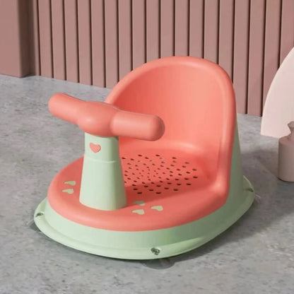 Adjustable Non Slip Baby Shower Seat with Stable Base Bath Support Chair