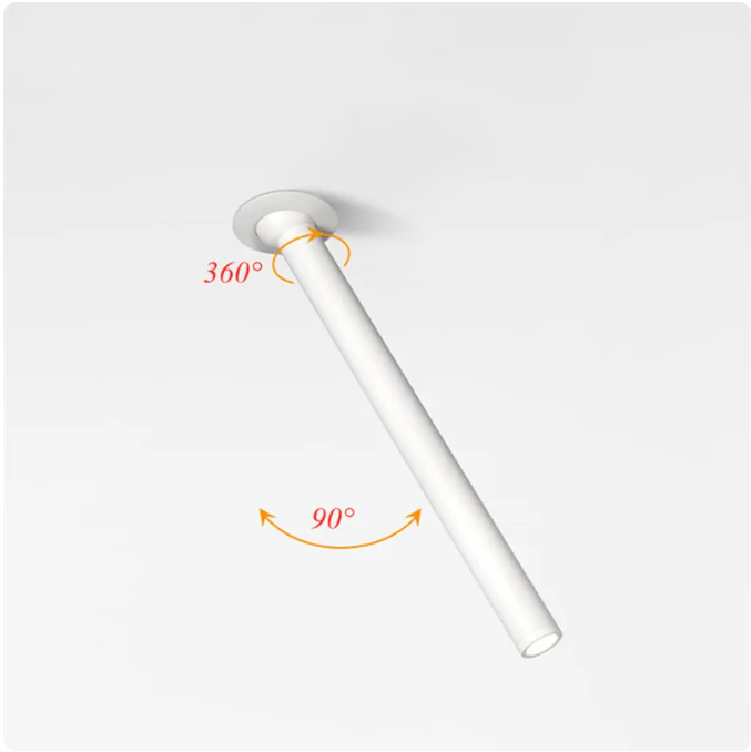 Adjustable Rotating LED Spotlight Ceiling Light Modern Directional Spot Lamp Energy Efficient Lighting Fixture