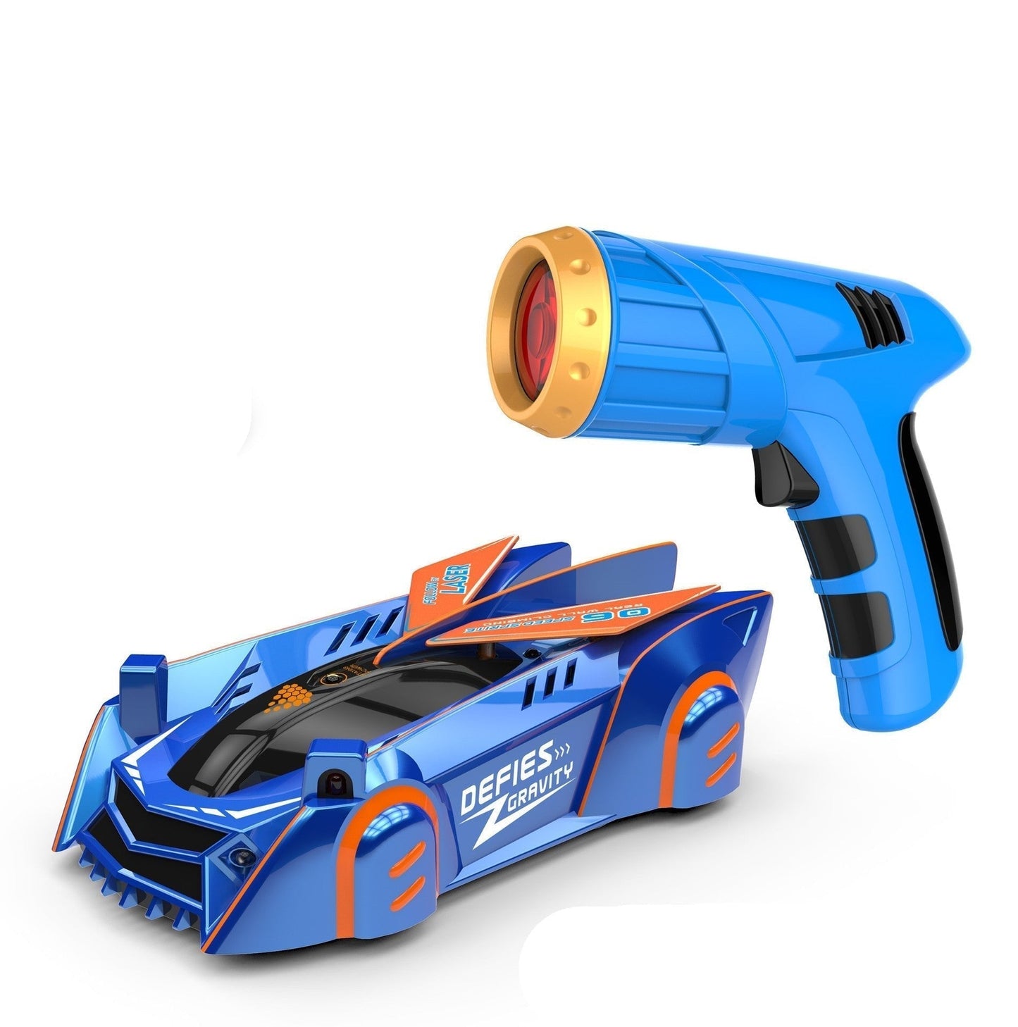 Anti Gravity Remote Control Wall Climbing Car with Laser Guided Steering