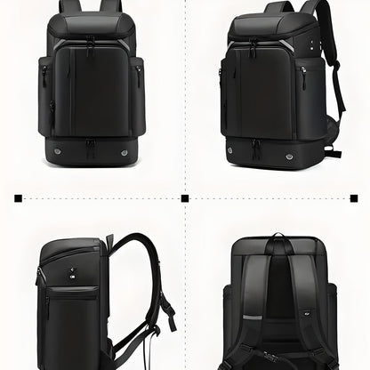 Anti-Theft Hiking Backpack Large Capacity Multi-Pocket Travel Daypack USB Port
