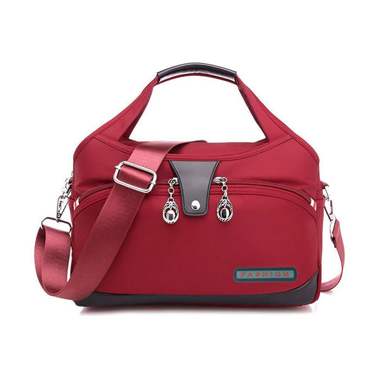 Anti Theft Waterproof Crossbody Bag Secure Travel Shoulder Bag with Multiple Zip Pockets