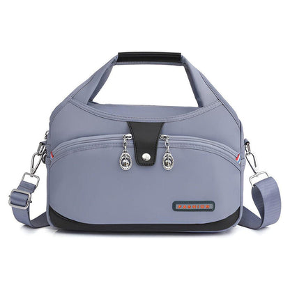 Anti Theft Waterproof Crossbody Bag Secure Travel Shoulder Bag with Multiple Zip Pockets