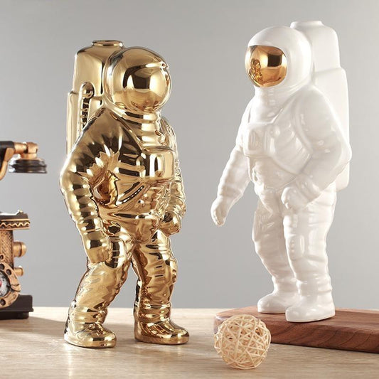 Astronaut Flower Vase Decorative Space Astronaut Planter Creative Home Decor