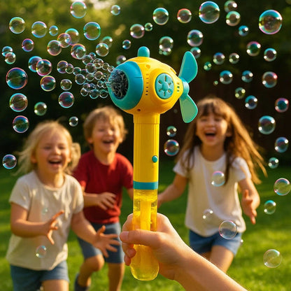 Automatic Bubble Machine for Kids Continuous Bubble Blower Toy