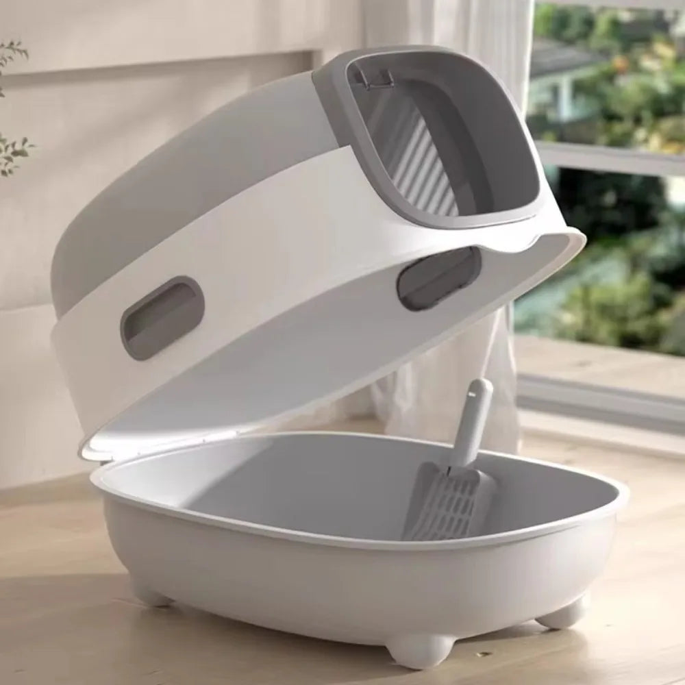 Automatic Self-Cleaning Cat Litter Box UV Sterilization Enclosed Odor Control Smart Sensor