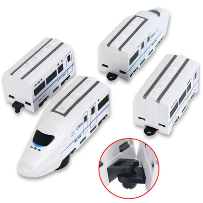 Automatic Self Driving Toy Train with Lights Obstacle Avoidance Kids Interactive Train