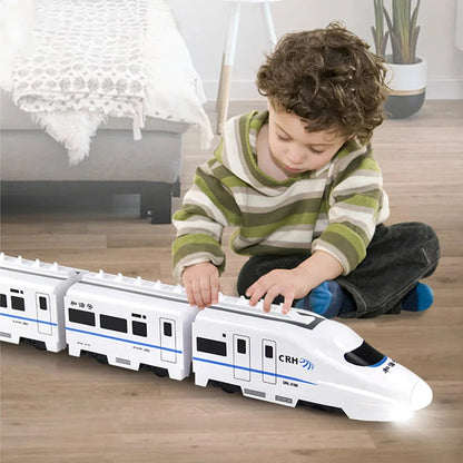 Automatic Self Driving Toy Train with Lights Obstacle Avoidance Kids Interactive Train