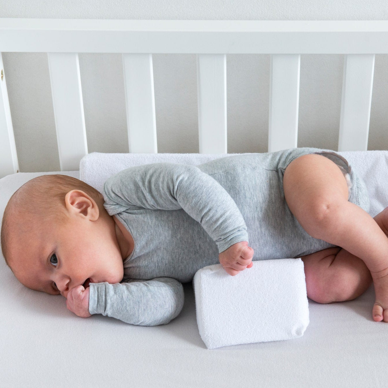 Baby Anti Roll Wedge Pillow Adjustable Sleep Support Cushion