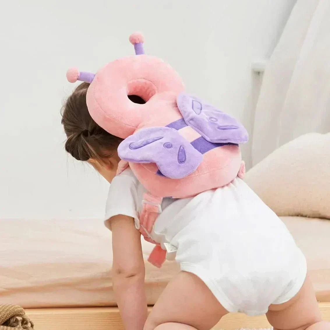 Baby Head Protection Cushion Adjustable Safety Straps Soft Padding Unisex