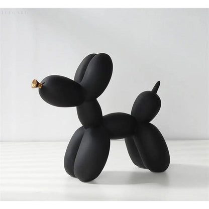 Balloon Dog Sculpture Decorative Pop Art Figurine Modern Home Desk Statue