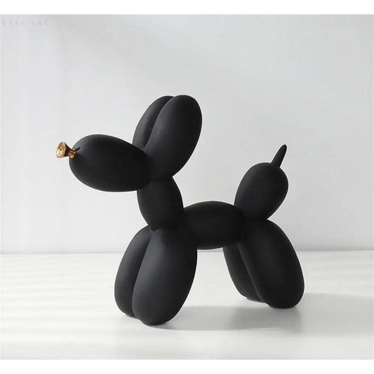 Balloon Dog Sculpture Decorative Pop Art Figurine Modern Home Desk Statue