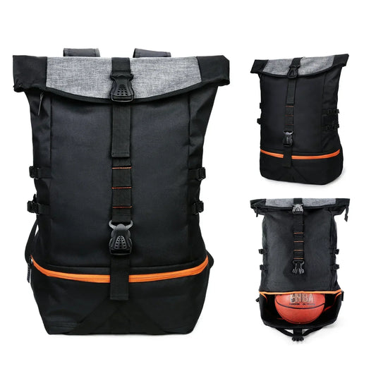 Basketball Backpack Sports Bag – 35L Large Capacity Sports Equipment Travel Backpack