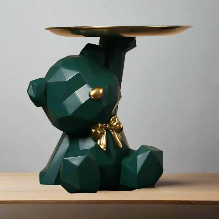 Bear Key Holder Decorative Desk Entryway Organizer