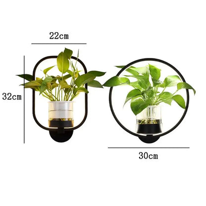 Botanical Wall Light with Planter – Modern Wall Lamp for Stylish Indoor Lighting