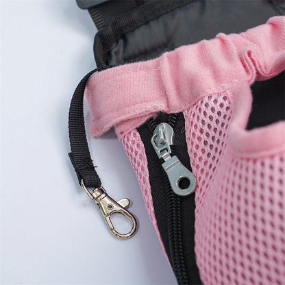 Breathable Pet Carrier Backpack Adjustable Straps Travel Backpack for Small Dogs and Cats