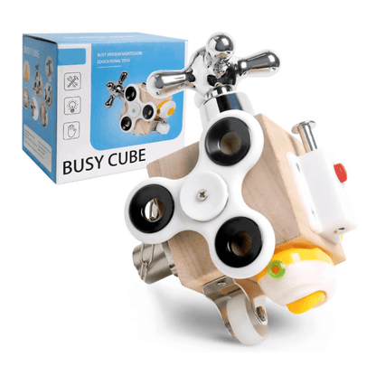 Busy Cube Activity Toy Fine Motor Skills Cognitive Development