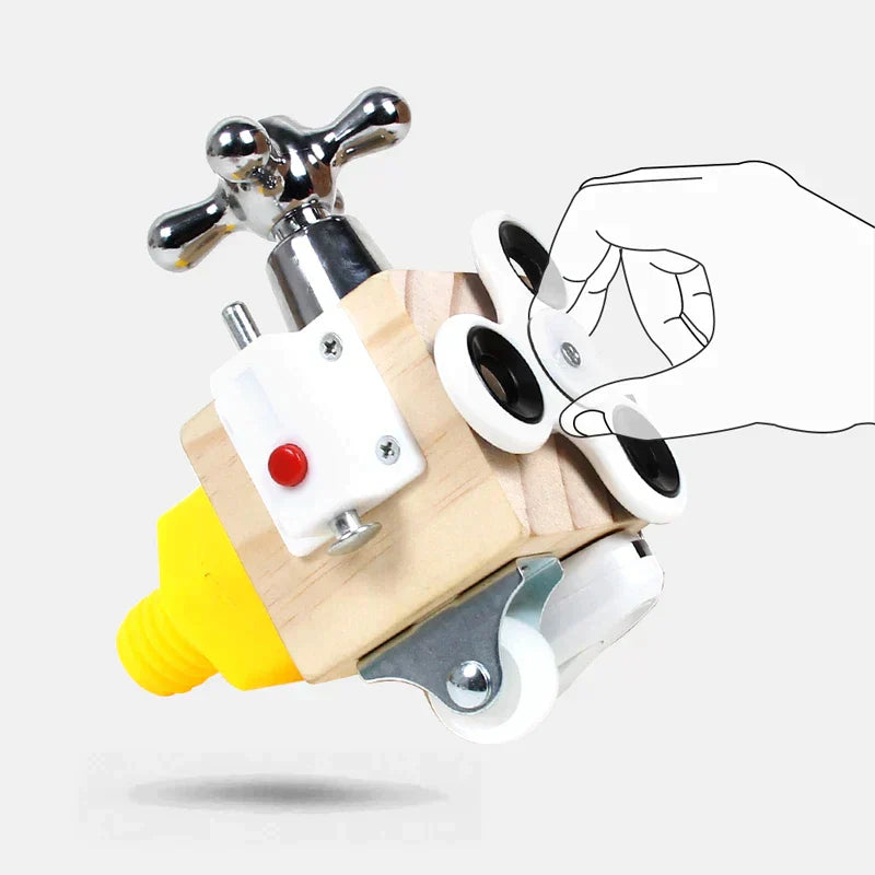 Busy Cube Activity Toy Fine Motor Skills Cognitive Development