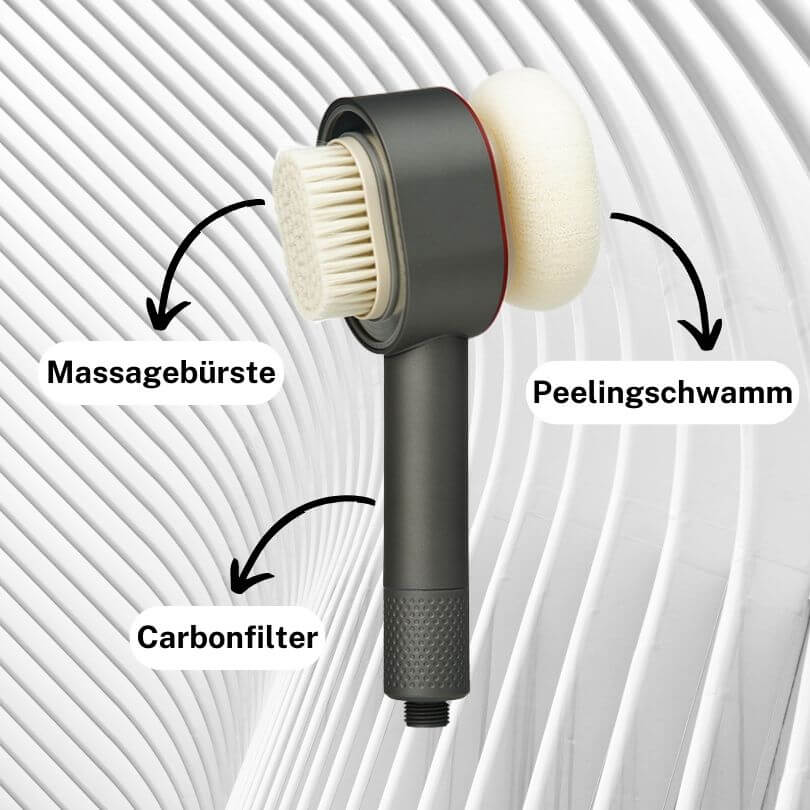 Carbon Filter Shower Head Water Filtration High Pressure Design
