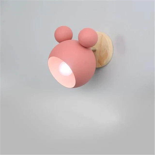 Cartoon Kids Wall Lamp Decorative Nursery Wall Light for Bedroom Playroom