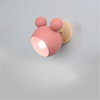 Cartoon Kids Wall Lamp Decorative Nursery Wall Light for Bedroom Playroom