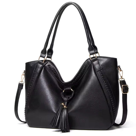 Casual Crossbody Shoulder Bag with Zipper Pockets Adjustable Strap Everyday Handbag