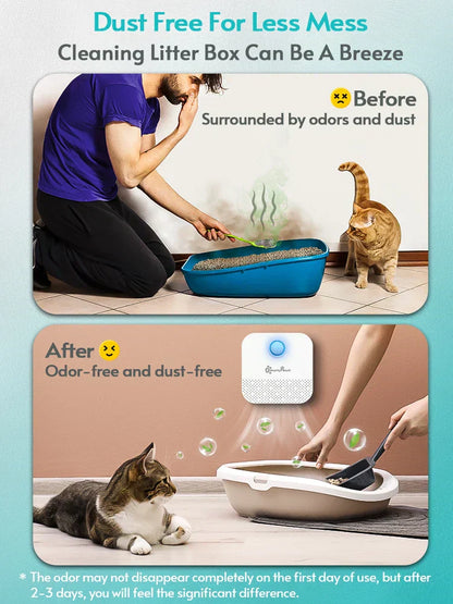 Cat Litter Box Odor Eliminator Air Freshener for Fresh Indoor Air