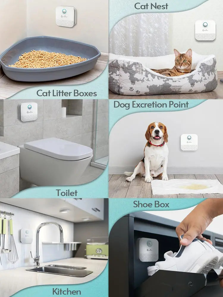 Cat Litter Box Odor Eliminator Air Freshener for Fresh Indoor Air