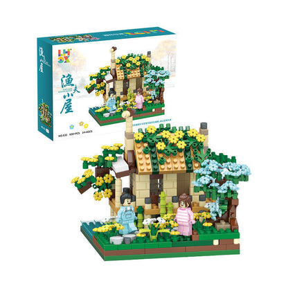Cherry Blossom Tree House Building Kit DIY Decorative Model Kit Creative Home Decor