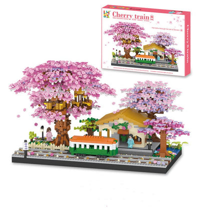 Cherry Blossom Tree House Building Kit DIY Decorative Model Kit Creative Home Decor
