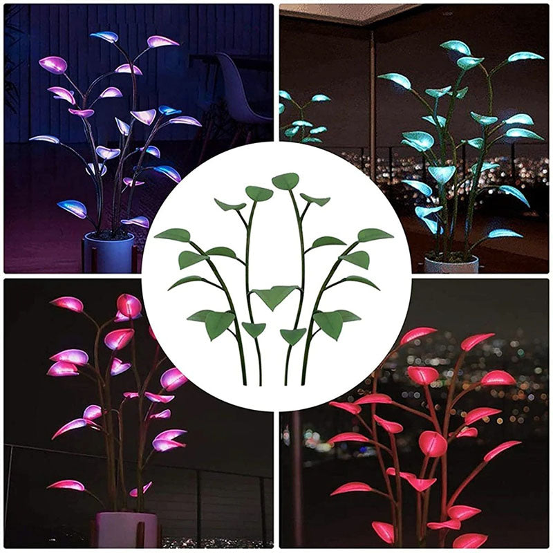 Color Changing LED Plant Table Lamp Decorative Ambient Mood Light