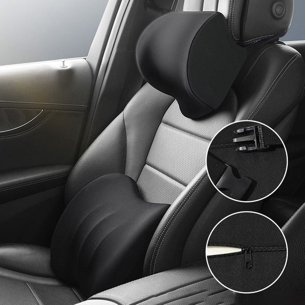 Comfortable Car Neck and Back Support Cushion Set