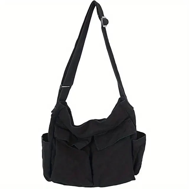 Comfortable Crossbody Shoulder Bag with Flap Pocket Adjustable Strap Everyday Handbag