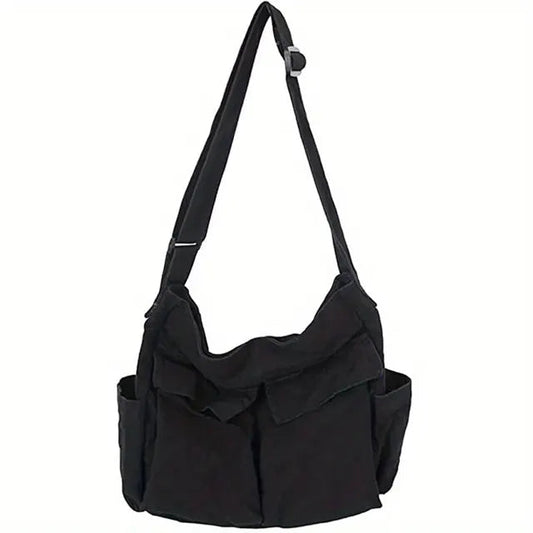 Comfortable Crossbody Shoulder Bag with Flap Pocket Adjustable Strap Everyday Handbag