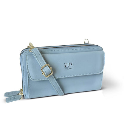 Compact Phone Purse Crossbody Wallet – Vegan Leather Mini Phone Holder for Everyday Essentials