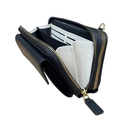 Compact Phone Purse Crossbody Wallet – Vegan Leather Mini Phone Holder for Everyday Essentials