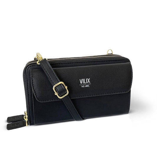 Compact Phone Purse Crossbody Wallet – Vegan Leather Mini Phone Holder for Everyday Essentials