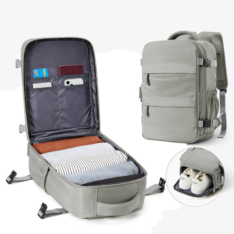 Compact Travel Backpack Large Capacity Lightweight Backpack with Padded Shoulder Straps