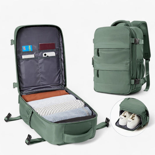 Compact Travel Backpack Large Capacity Lightweight Backpack with Padded Shoulder Straps