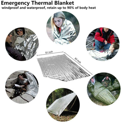 Complete First Aid & Survival Kit for Camping Hiking Emergency Outdoor Adventures